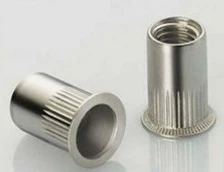 Têtes plate à rivet en aluminium à la tête droite